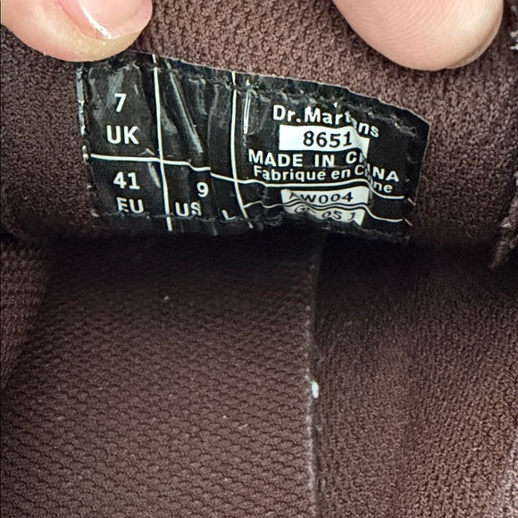 Dr. Martens Dark Brown Leather Women’s Oxfords - Picture 7 of 7